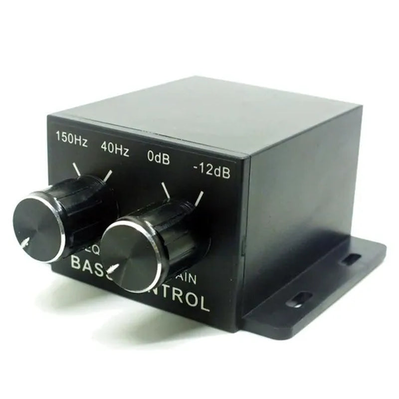 Car Amplifier Audio Regulator Bass Subwoofer Equalizer Crossover Controller RCA Adjust Line Level Volume