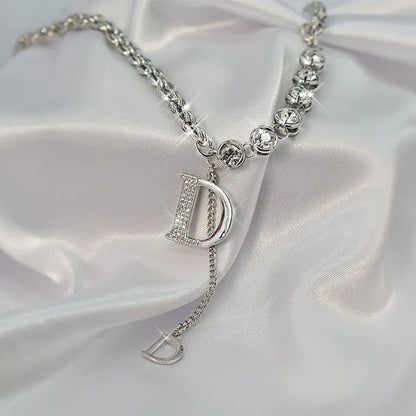 Fashion Luxury Jewelry Micro-inlaid Zircon Exquisite Necklace Bracelet Temperament Feminine Jewelry Accessories
