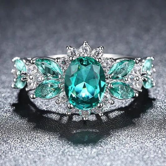 Colored Diamond Wedding Ring Diamond Engagement Ring Commitment Ring Cubic Zirconia Ring Jewelry Wedding Ring Anniversary Gift Wedding Ring Women's Ring