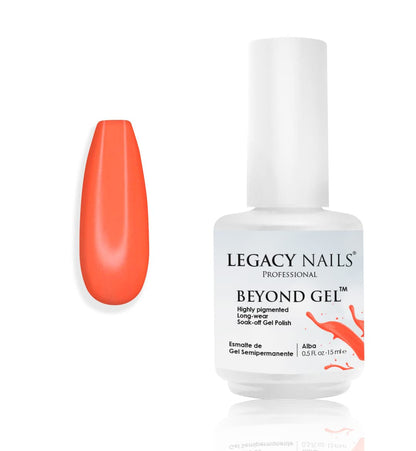 Professional Beyond Gel Soak-Off Nail Gel Polish Full Coverage Highly Pigmented Gel Nail Polish (BEYOND GEL - NATURAL 1/2 OZ)
