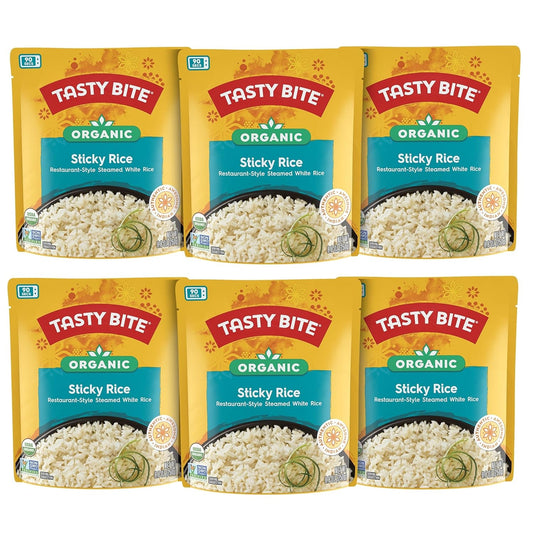 Organic Sticky Rice, 8.8 Ounce, (Pack of 6), Ready to Eat, Microwavable, Vegan, Gluten-Free