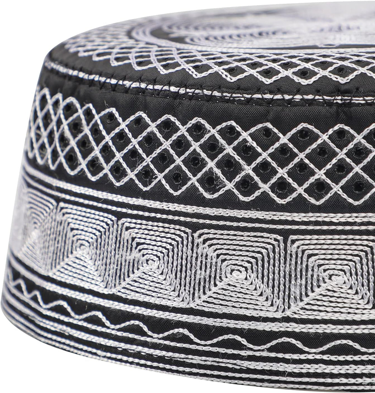 Men Muslim Prayer Kufi Hat Prayer Headwear Cap Islamic Beanie Skull Cap Embroidery Kofia Topi Sun Hat