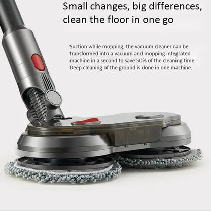 Electric Wet Dry Mopping Head for Dyson V7 V8 V10 V11 V15 Replaceable Parts with Water Tank Mop Head Mop Pads Water Cup
