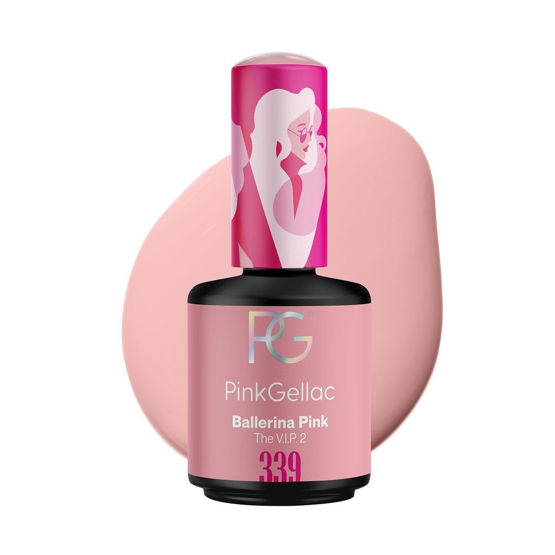 Neon Pink Gel Nail Polish 0.5 oz - Gel Nail Color Ruby Pink - Stunning Pink Nail Gel Polish with a Creamy Finish - Gel Color for Nail Art - UV Polish Made in the Netherlands