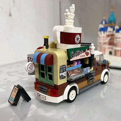 Loz Amusement Park Food Truck Merry-Go-Round Ferris Wheel Mini House Diamond Mini Building Block Cute Toys for Kids and Girls