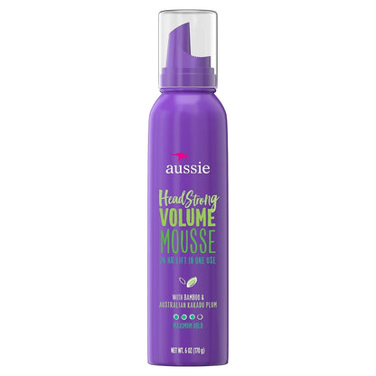 Headstrong Volume with Bamboo & Kakadu Plum Mousse, 6.0 Fl Oz, 4.669 Fl Oz