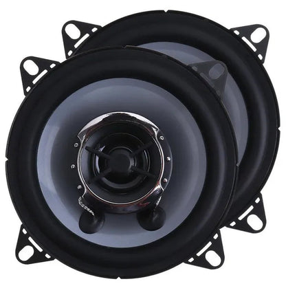 2Pcs 4 Inch 10Cm 150W Dual-Cone Car Coaxial Horn Audio Music Stereo Full Range Frequency Hifi Speakers Non-Destructive Installation