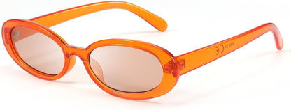 Retro Oval Sunglasses for Women Men Fashion Small Frame Sun Glasses 90s Style Driving Glasses UV400 Protection