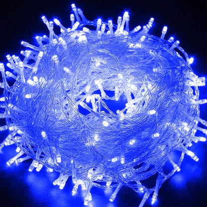 AC220V Chirstmas String Light 100 200 300 500 LEDS Fairy LED String Light Outdoor Waterproof 10M 20M 30M 50M String Light For Xmas Wedding Christmas Party Holiday