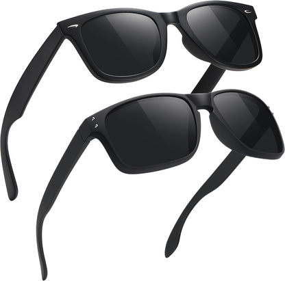 Polarized Sunglasses for Men Women Classic Retro Sun Glasses for Driving Fishing UV Protection
