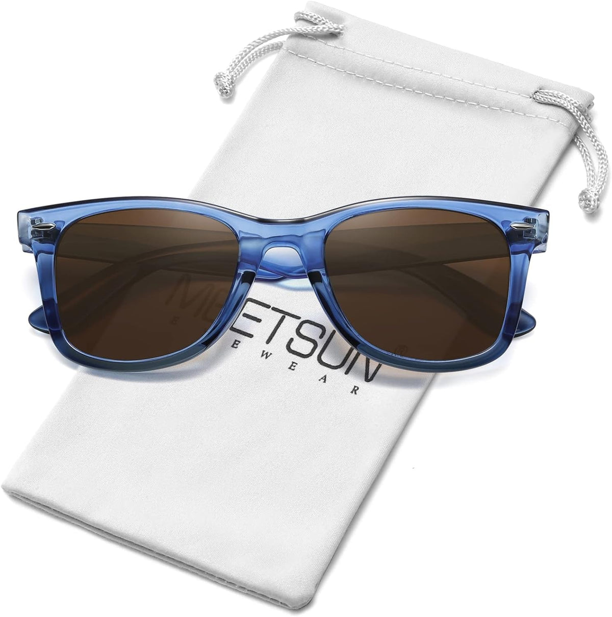 Polarized Sunglasses for Women Men Classic Retro Square Frame Driving Trendy Sun Glasses UV Protection