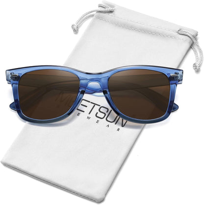 Polarized Sunglasses for Women Men Classic Retro Square Frame Driving Trendy Sun Glasses UV Protection