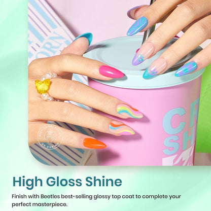 6 Colors Red Green Neon Gel Nail Polish Set Manicure Nail Art DIY Home Gifts for Women Girls Rainbow Nails
