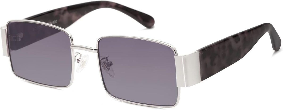 Retro Fashion Rectangle Sunglasses Womens Mens Vintage Trendy Square Shades SJ1162