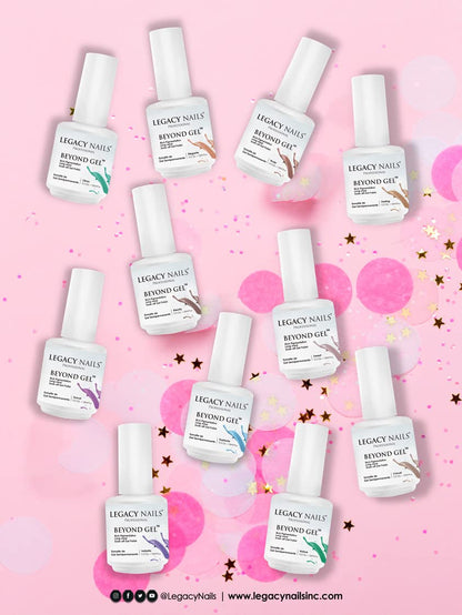 Professional Beyond Gel Soak-Off Nail Gel Polish Full Coverage Highly Pigmented Gel Nail Polish (BEYOND GEL - NATURAL 1/2 OZ)
