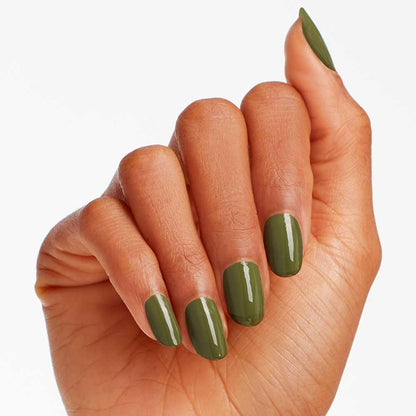 OPI Infinite Shine 2 Long-Wear Lacquer, Olive for Green, Green Long-Lasting Nail Polish, 0.5 fl oz