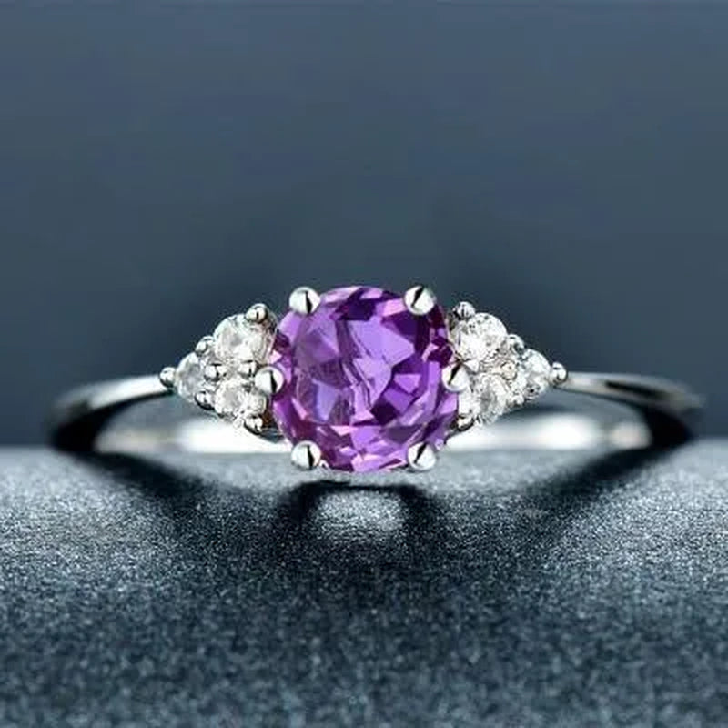 Red Ruby Jewelry Palace Natural Garnet Halo Engagement Ring  Sterling Sliver Jewelry For Women