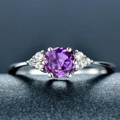 Red Ruby Jewelry Palace Natural Garnet Halo Engagement Ring  Sterling Sliver Jewelry For Women