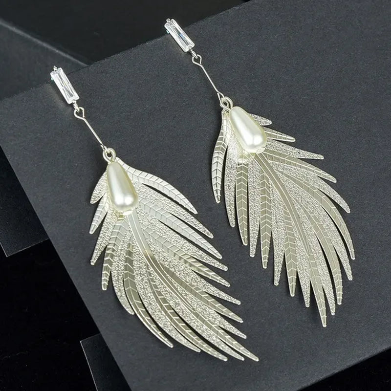Delysia King  Leaf earrings