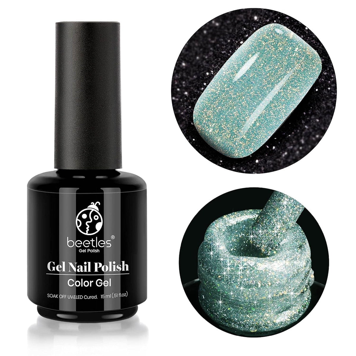Beetles Neutral Gel Nail Polish 15ml Nude Pink Polish Set Pink Jelly Soak Off U V LED Nail Lamp Translucent Nail Art Gel