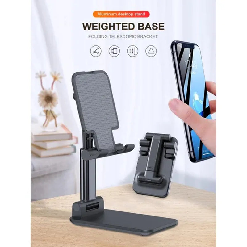 High Quality Metal Desktop Tablet Holder Table Cell Foldable Extend Support Desk Mobile Adjustable Phone Holder Stand