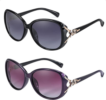 Sunglasses for Women Trendy Polarized Sunglasses Oversized Big Sun Glasses Ladies Shades UV Protection