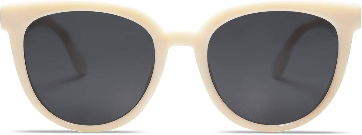 Trendy Cat Eye round Polarized Sunglasses for Women Fashion UV Protection Sunnies Sunglasses SJ2175