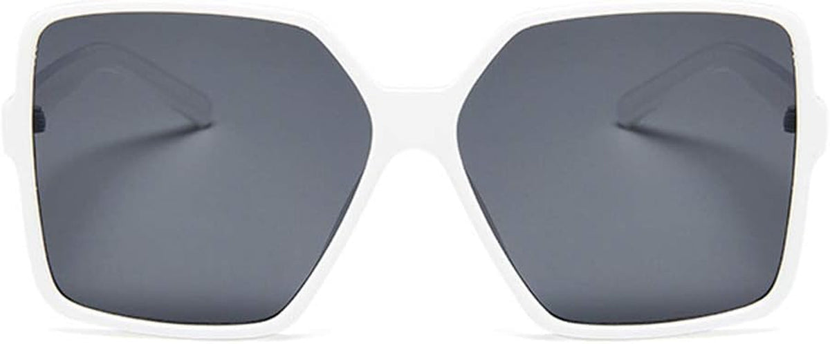Oversized Square Sunglasses for Women Big Large Wide Fashion Shades for Men 100% UV Protection Unisex