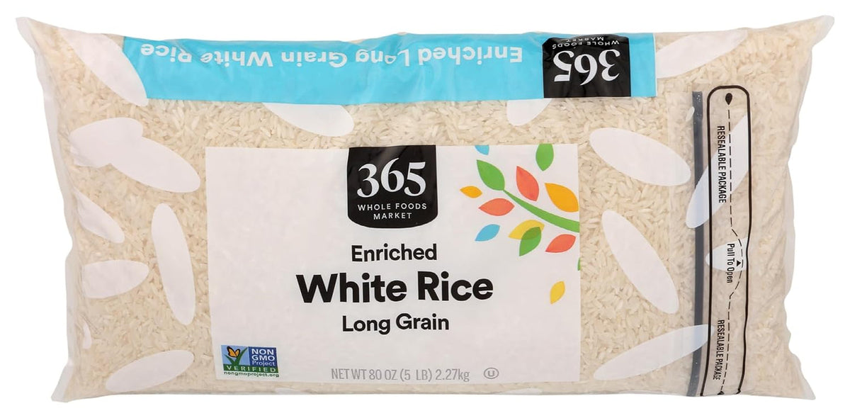 , Enriched Long Grain White Rice, 80 Ounce