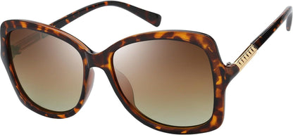 Women's Oversized Square Jackie O Cat Eye Hybrid Butterfly Fashion Sunglasses - Exquisite Packaging