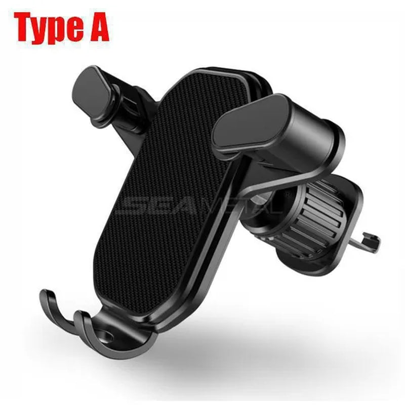 SEAMETAL 1Pc Air Vent Car Phone Holder 360 Rotation Navigation GPS Holder Car Air Outlet Clip Phone Support Bracket
