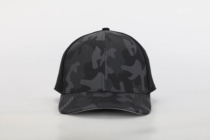 Ultra Performance Water-Resistant UPF 50 Baseball Hat | Golf | Boat | Beach | Lake | Workout | Everyday | Men and Women (Black Camo), 8