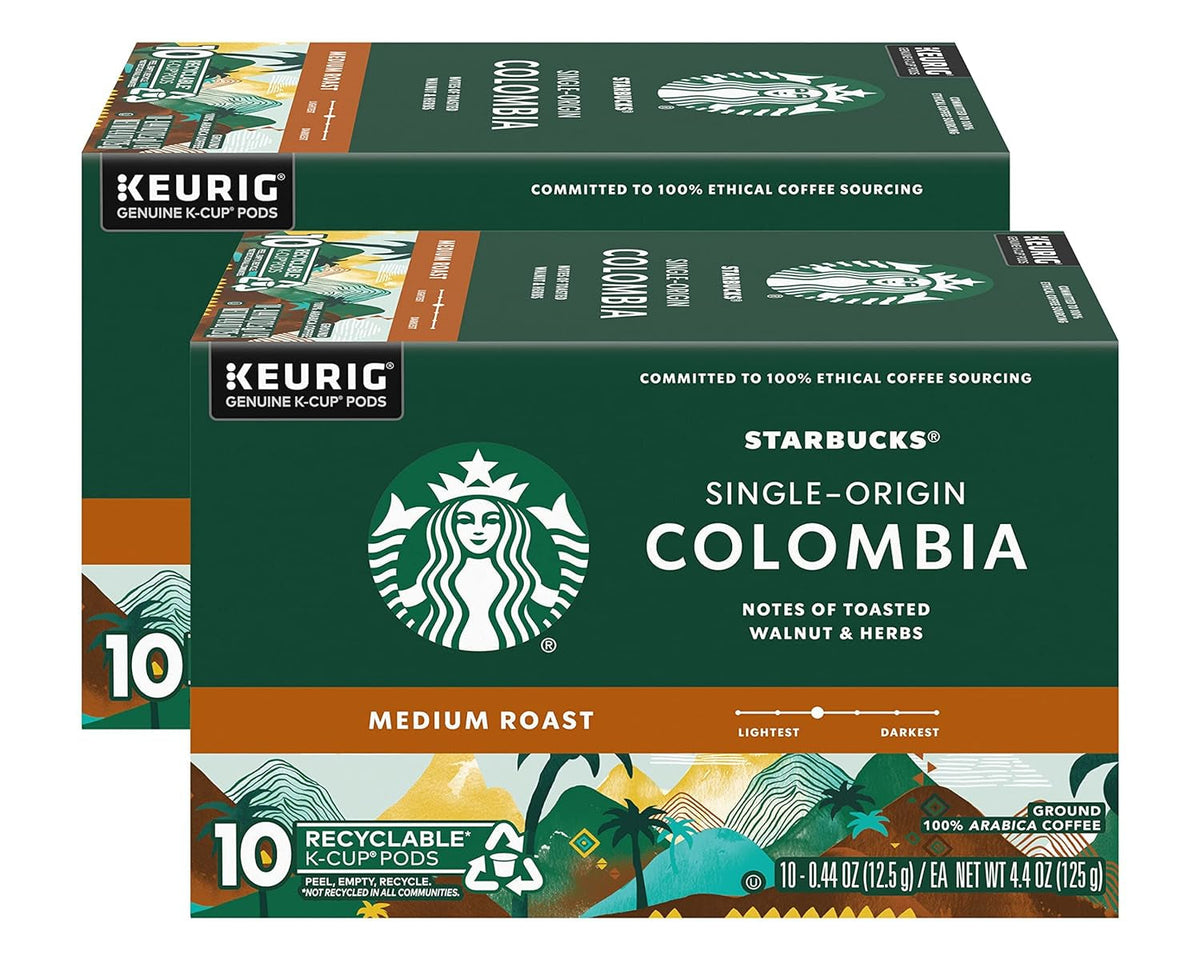 K-Cup Coffee Pods, Medium Roast Coffee, Pike Place Roast for Keurig Brewers, 100% Arabica, 6 boxes (60 pods total)