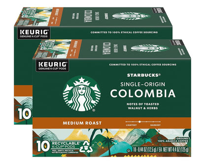 K-Cup Coffee Pods, Medium Roast Coffee, Pike Place Roast for Keurig Brewers, 100% Arabica, 6 boxes (60 pods total)