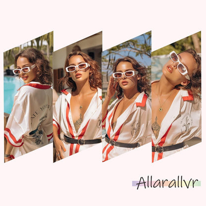 Rectangle Sunglasses for Women 90s Retro Trendy Y2K Classical Vintage Square Shades AR82037