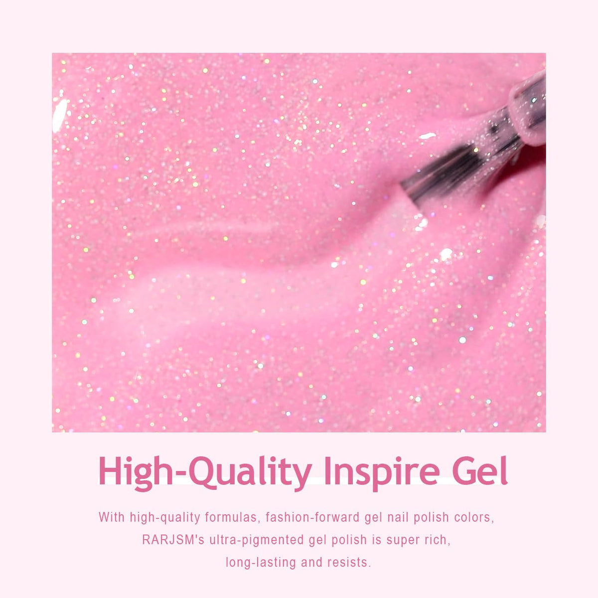Nude Hot Pink Iridescent Gel Nail Polish Sheer Bright Neon Pink Glitter Jelly Gel Polish Neutral Shimmery Summer Color Sparkle Rainbow Pigment Gel 15ml Soak off Cured Need for Home Salon DIY
