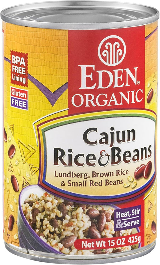 Organic Cajun Rice & Beans, 15-Ounce Cans (Pack of 12)