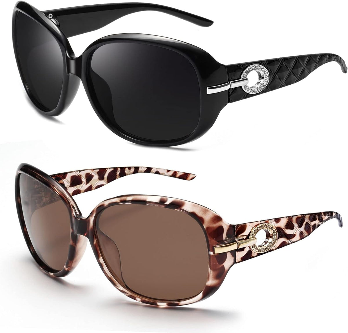 Big Sunglasses for Women Oversized Shades for Women Trendy Large Rectangle Sun Glasses UV Protection Sunnies