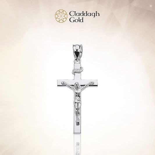 Sacred Symbolism: Embrace Faith Sterling Silver Cross Pendant - Choose Your Perfect Size (S-L)