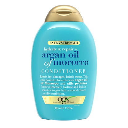 Extra Strength Hydrate & Repair Conditioner with Argan Oil of Morocco for Dry, Damaged Hair, 13 Fl Oz