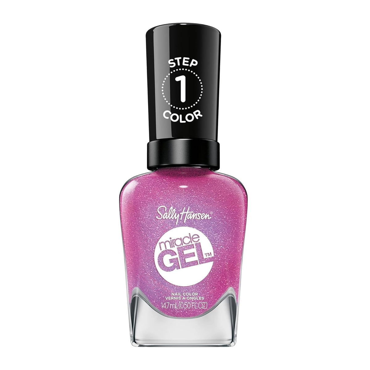 Miracle Gel™, Quartz and Kisses, Long Lasting, Gel-Like Formula, No UV Lamp Needed, Pink Nail Polish