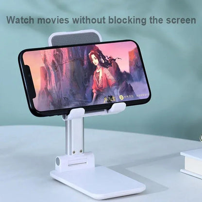 High Quality Metal Desktop Tablet Holder Table Cell Foldable Extend Support Desk Mobile Adjustable Phone Holder Stand