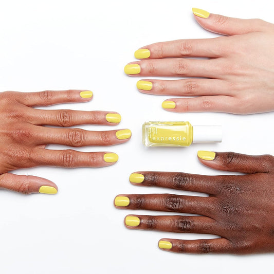 expr Quick-Dry Nail Polish, 8-Free Vegan, Sk8 with Destiny, Vibrant Yellow, Curbside Pick Me Up, 0.33 Ounce