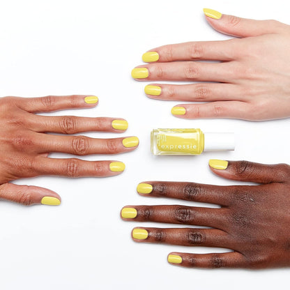 Expr Quick-Dry Nail Polish, 8-Free Vegan, Sk8 with Destiny, Vibrant Yellow, Curbside Pick Me Up, 0.33 Ounce