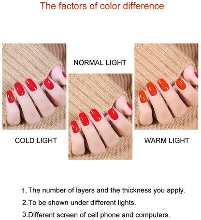 24pcs Gel Nail Polish Set Soak Off UV LED Glitter Gel Polish Pink Red Teal Nude Gel Colors Base Top Coats Nail Art Manicure Starter Kit 8ml #013