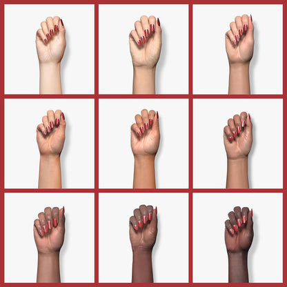 Nail Enamel, Chip Resistant Nail Polish, Glossy Shine Finish, in Red/Coral, 161 Teak Rose, 0.5 oz