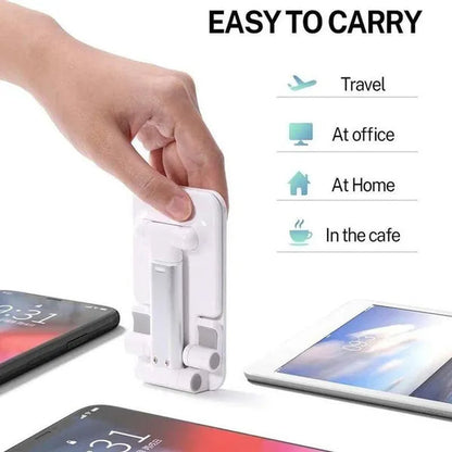 High Quality Metal Desktop Tablet Holder Table Cell Foldable Extend Support Desk Mobile Adjustable Phone Holder Stand