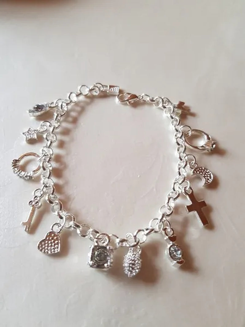 Fashion Jewelry 925 Silver Chain Bracelets for Men or Women