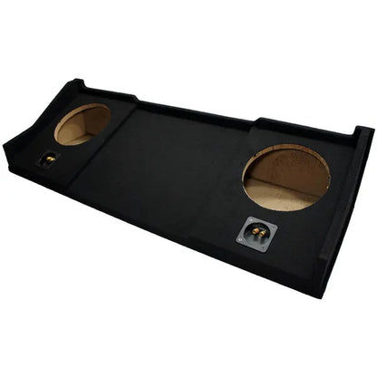 Compatible with Dodge Ram Extended, Quad or Club Cab Truck 1998-2001 Dual 10" Subwoofer Sub Box Speaker Enclosure