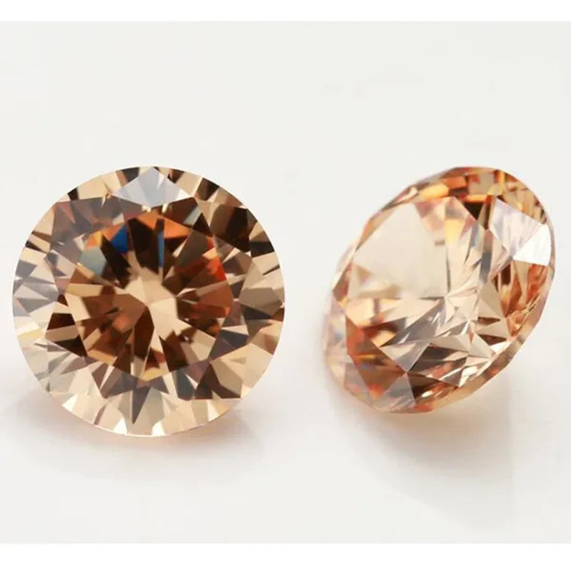 6.5Ct Loose Gemstone round Cut Cubic Zirconia Stone Jewelry Production Craft Bead Grade VVS 10.0 Mm/0.393Inch